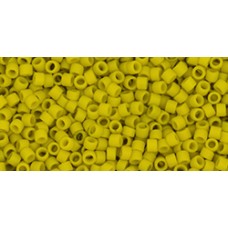 Бисер Трежерес ТОХО 11/0 Opaque Matte Butterscotch (1607F) - 100гр