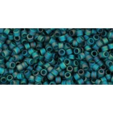 Трежерес ТОХО 11/0 Transparent-Rainbow-Frosted Teal (167BDF) - 100гр Трежерес ТОХО 11/0 Transparent-Rainbow-Frosted Teal (167BDF) - 100гр