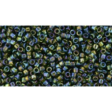 Трежерес ТОХО 11/0 Transparent-Rainbow Olivine (180) - 100гр