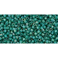 Бисер Трежерес ТОХО 11/0 Teal-Lined Lt Sapphire Rainbow (1833) - 100гр