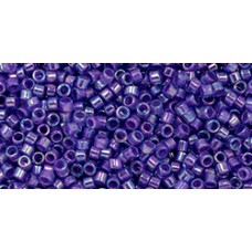 Бисер Трежерес ТОХО 11/0 Violet-Lined Crystal Rainbow (1838) - 100гр