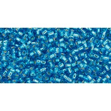 Бисер Трежерес ТОХО 11/0 Silver-Lined Dk Aqua (23B) - 100гр