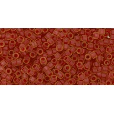 Бисер Трежерес ТОХО 11/0 Frosted Mauve-Lined Lt Topaz Rainbow (241FM) - 100гр