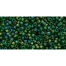 Бисер Трежерес ТОХО 11/0 Emerald-Lined Peridot (249) - 100гр