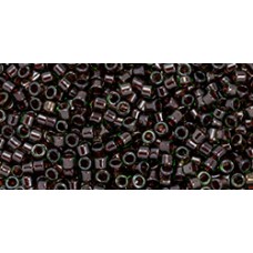 Бисер Трежерес ТОХО 11/0 Fuchsia-Lined Peridot (250) - 100гр