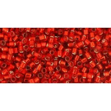 Трежерес ТОХО 11/0 Silver-Lined Siam Ruby (25B) - 100гр