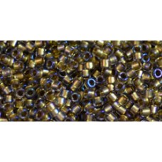 Трежерес ТОХО 11/0 Inside-Color Crystal/Gold-Lined (262) - 100гр