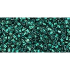 Трежерес ТОХО 11/0 Inside-Color Rainbow Crystal/Teal-Lined (264) - 100гр