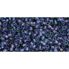 Трежерес ТОХО 11/0 Inside-Color Rainbow Crystal/Metallic Purple-Lined (265) - 100гр