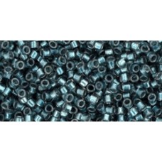 Трежерес ТОХО 11/0 Inside-Color Crystal/Metallic Blue-Lined (288) - 100гр