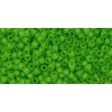 Бисер Трежерес ТОХО 11/0 Frosted Shamrock-Lined Jonquil (306FM) - 100гр