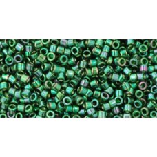 Трежерес ТОХО 11/0 Gold-Lustered Emerald (322) - 100гр