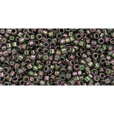 Бисер Трежерес ТОХО 11/0 Olivine Gold Luster (323) - 100гр