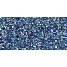 Трежерес ТОХО 11/0 Gold-Lustered Lt Sapphire (33) - 100гр
