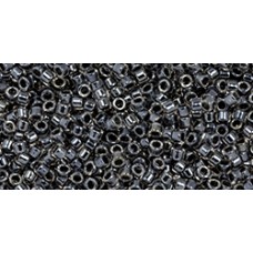 Бисер Трежерес ТОХО 11/0 Jet-Lined Crystal (344) - 100гр