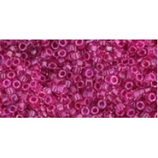 Трежерес ТОХО 11/0 Opaque Fuchsia-Lined Crystal (350) - 100гр