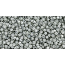 Бисер Трежерес ТОХО 11/0 White-Lined Med Gray (376) - 100гр