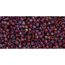 Бисер Трежерес ТОХО 11/0 Oxblood-Lined Aqua (381) - 100гр