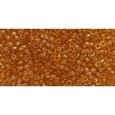 Бисер Трежерес ТОХО 11/0 Transparent Lt Amber Gold Luster (429) - 100гр