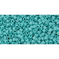Бисер Трежерес ТОХО 11/0 Opaque Frosted Turquoise (55F) - 100гр