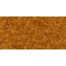 Бисер Трежерес ТОХО 11/0 Transparent Frosted Pink Champagne Gold Luster (622F) - 100гр