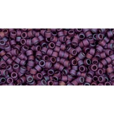 Бисер Трежерес ТОХО 11/0 Transparent Frosted Blackberry Gold Luster (625F) - 100гр