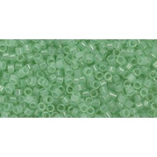 Бисер Трежерес ТОХО 11/0 Transparent Peridot Gold Luster (660) - 100гр