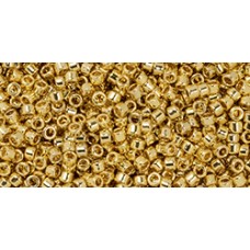 Бисер Трежерес ТОХО 11/0 24K Bright Gold Plate (715) - 100гр