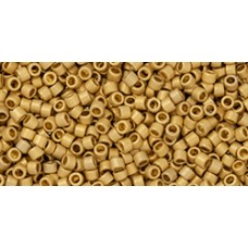 Бисер Трежерес ТОХО 11/0 Frosted 24K Bright Gold Plate (715F) - 100гр