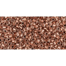Бисер Трежерес ТОХО 11/0 Copper-Lined Crystal (740) - 100гр