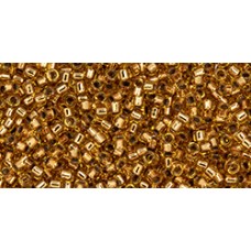 Бисер Трежерес ТОХО 11/0 Copper-Lined Lt Topaz (744) - 100гр