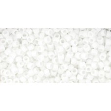 Бисер Трежерес ТОХО 11/0 Matte-Color Opaque-Rainbow White (761) - 100гр