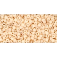 Бисер Трежерес ТОХО 11/0 Opaque-Pastel-Frosted Apricot (763) - 100гр