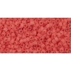 Бисер Трежерес ТОХО 11/0 Frosted Salmon-Lined Crystal Rainbow (779FM) - 100гр