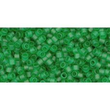 Трежерес ТОХО 11/0 Transparent-Frosted Grass Green (7BF) - 100гр
