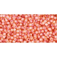 Трежерес ТОХО 11/0 Inside-Color Jonquil/Peach-Lined (924) - 100гр