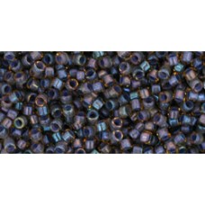 Трежерес ТОХО 11/0 Inside-Color Lt Topaz/Opaque Lavender-Lined (926) - 100гр