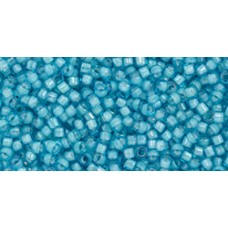 Бисер Трежерес ТОХО 11/0 White-Lined Lt Aqua (930) - 100гр
