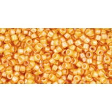 Трежерес ТОХО 11/0 Inside-Color Jonquil/Burnt Orange-Lined (950) - 100гр