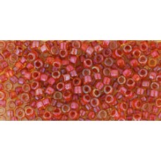 Трежерес ТОХО 11/0 Inside-Color Jonquil/Brick Red-Lined (951) - 100гр