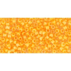 Трежерес ТОХО 11/0 Inside-Color Crystal/Peach-Lined (962) - 100гр