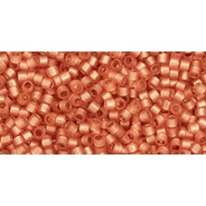 Бисер Трежерес ТОХО 11/0 PermaFinish Translucent Silver-Lined Grapefruit (PF2112) - 100гр