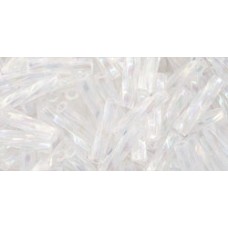 Крученый Стеклярус ТОХО 9мм Transparent-Rainbow Crystal (161) - 250гр