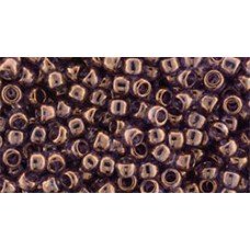 Круглый бисер ТОХО 8/0 Gold-Lustered Lilac (202) - 250гр
