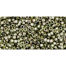 Трежерес ТОХО 11/0 Gold-Lustered Green Tea (457) - 100гр